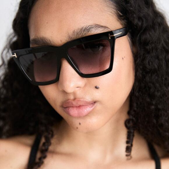 New, TOM FORD Eden Sunglasses TF1110 50Z Authentic - Picture 3 of 8